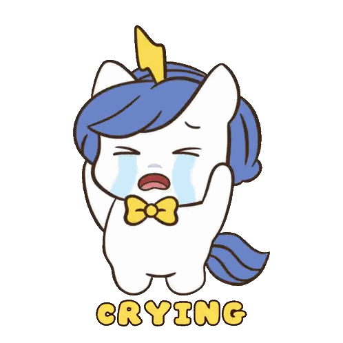 Unicorn Crying Saying Crying