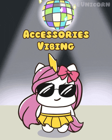 Unicorn Wearing Sunglasses Accessories Vibing