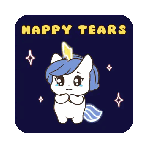Unicorn With Happy Tears