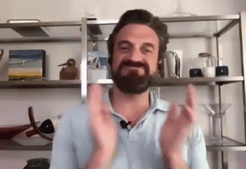 Unimpressed Sarcastic Clapping Raul Esparza GIF