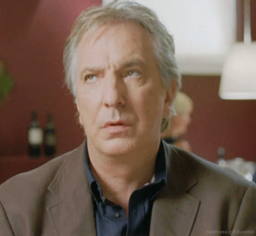 Unimpressed Alan Rickman GIF
