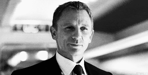 Unimpressed James Bond GIF