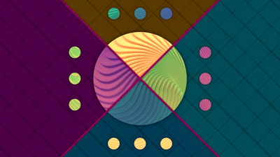 Unique Color Hue Spiral Illusion GIF