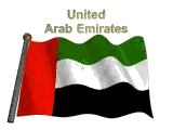 United Arab Emirates Flag Flying