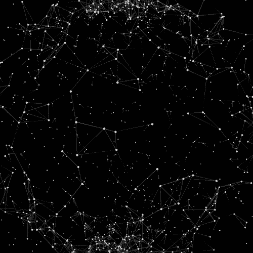 Universe Constellation Dots GIF