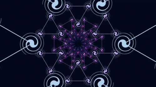 Universe Expansion Cosmos Vector Art GIF