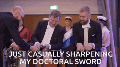 University Of Helsinki Doctoral Sword GIF