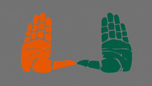 University Of Miami U Hands GIF