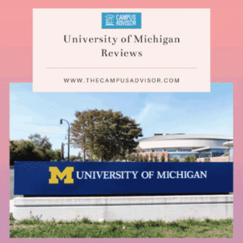 University of Michigan Sign in Front of Building