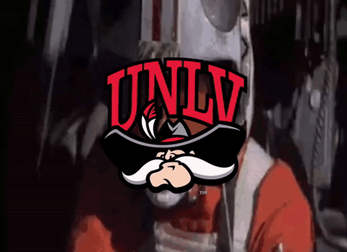 University of NLV Logo With Man in Mask