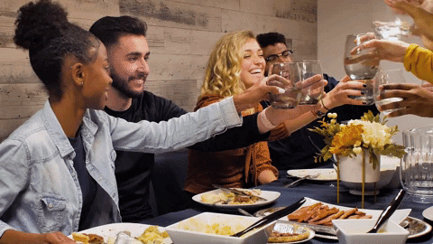 University Students Thanksgiving Holiday GIF