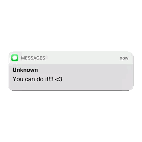 Unknown You Can Do It Text