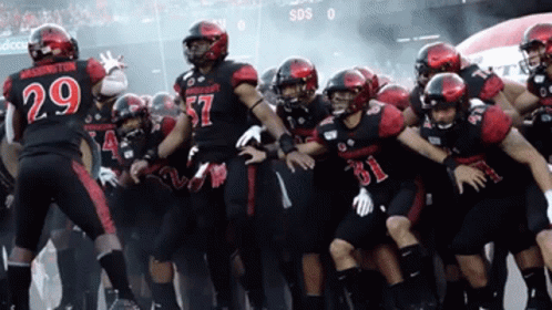 Unlv Football Team Cheering GIF
