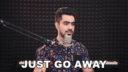 Unmesh Dinda Go Away GIF