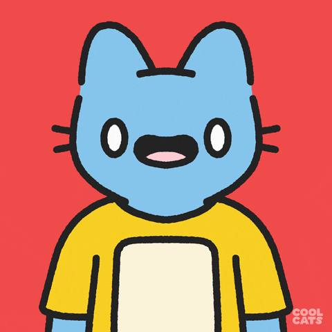Uno Reverse Card Blue Cat GIF