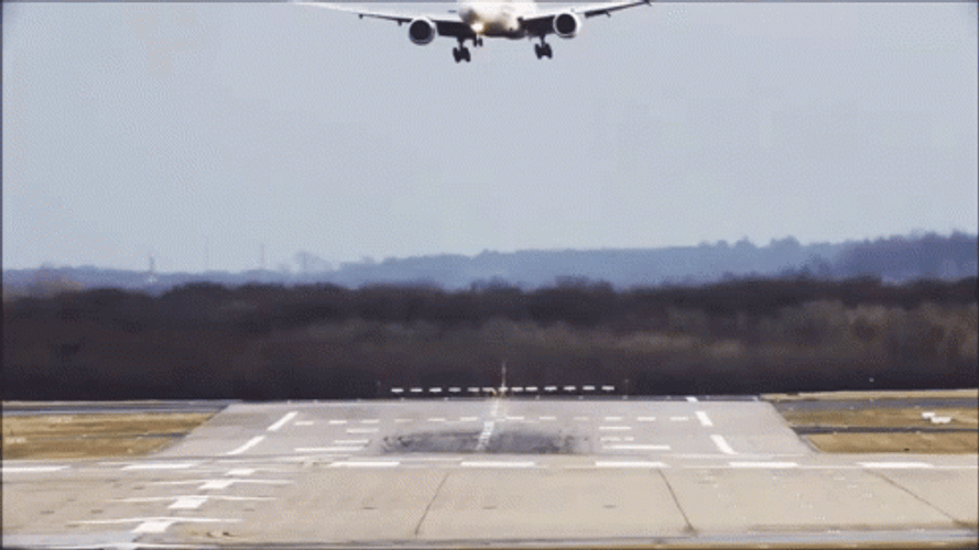 airplane take off gif