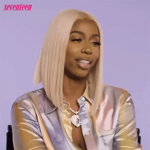 Unsure Kash Doll Looks Away GIF
