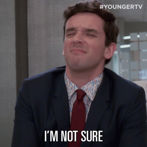 Unsure Michael Urie Im Not Sure GIF