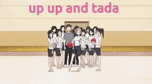 Up Up And Tada Anime Ballet Gymnastics GIF