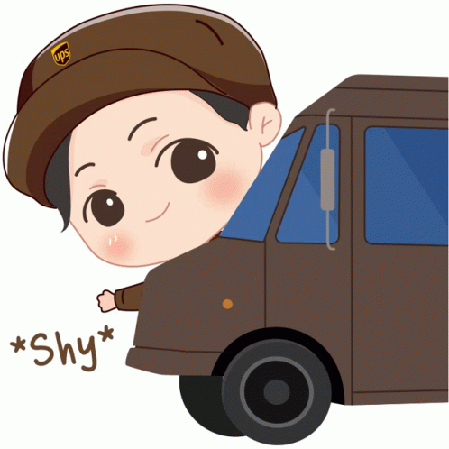 Ups Delivery Driver Saying Shy