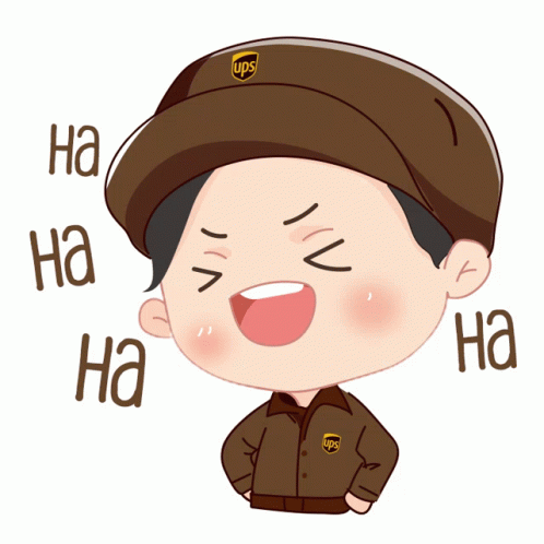 Ups Worker Laughing