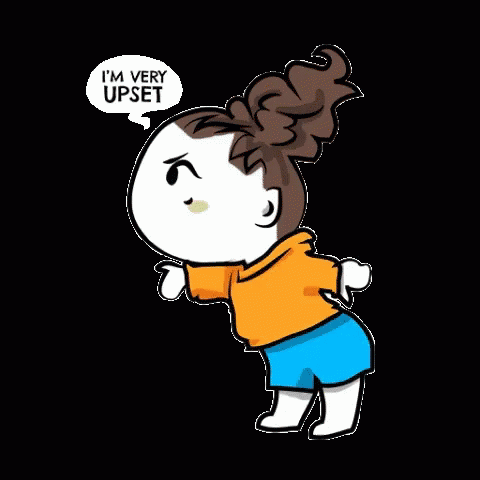 Getting Angry Upset Girl GIF