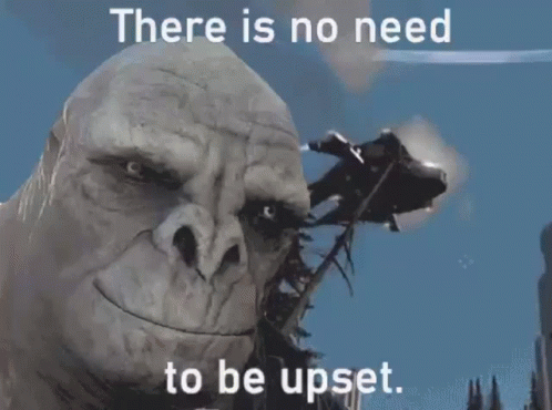 Halo Craig Advising You Not To Be Upset GIF