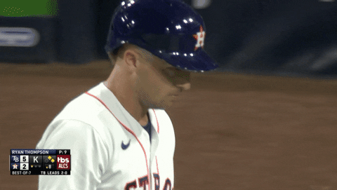 Upset Alex Bregman Walking Out GIF