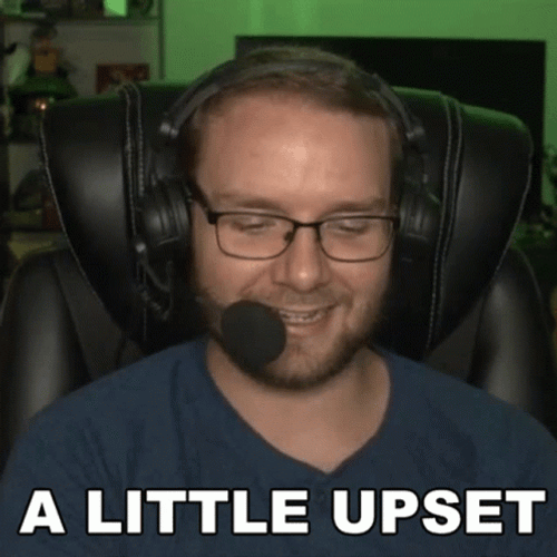 Upset GIF