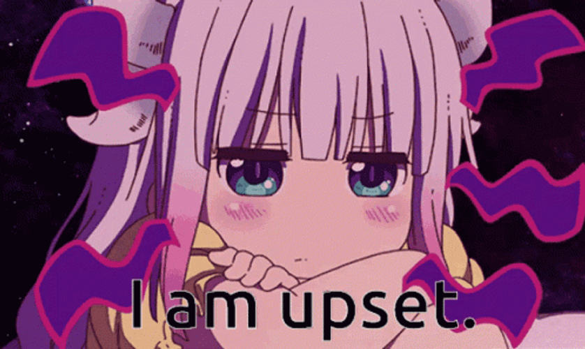 Upset Kanna Kamui GIF