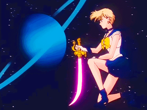 Uranus Haruka Tenoh Sailor Moon Sword GIF
