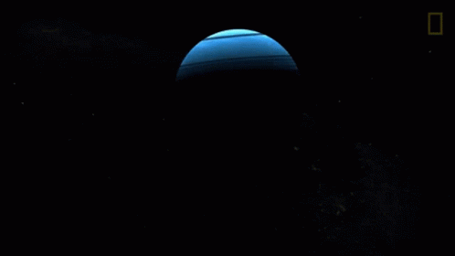 Uranus Planet Dark Space GIF