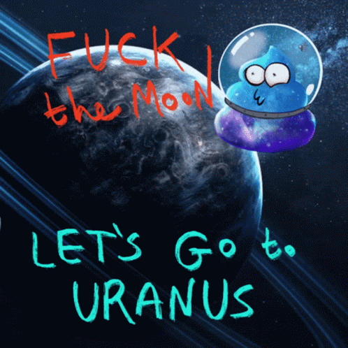 Uranus Planet Fuck The Moon GIF