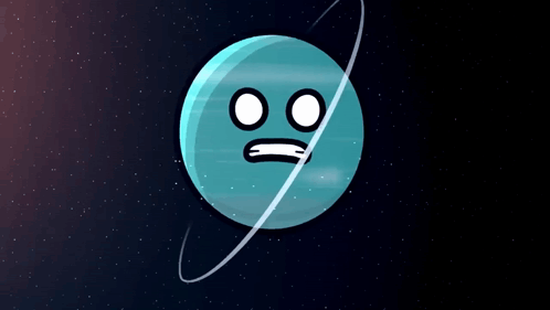 Uranus Sad Confused Planet GIF