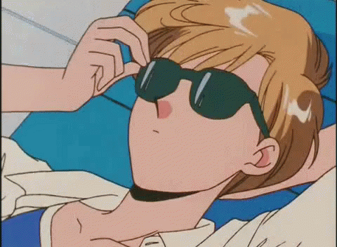 Uranus Sunglasses Sailor Moon GIF