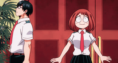 Uraraka Passed Out GIF