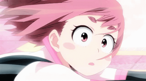 Uraraka Adorable Rosy Cheeks GIF