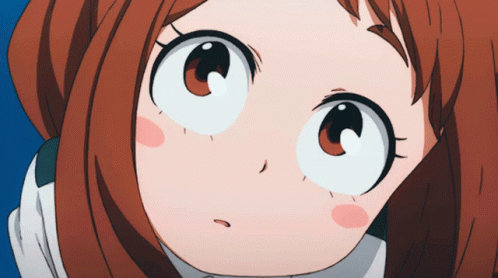 Uraraka Red Face GIF