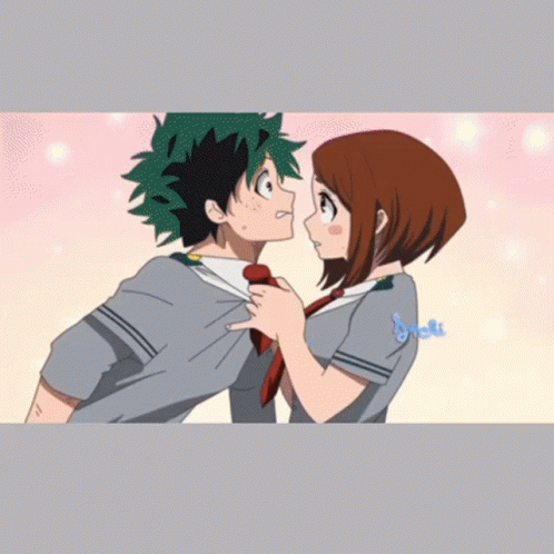 Uraraka Cute Compilation GIF