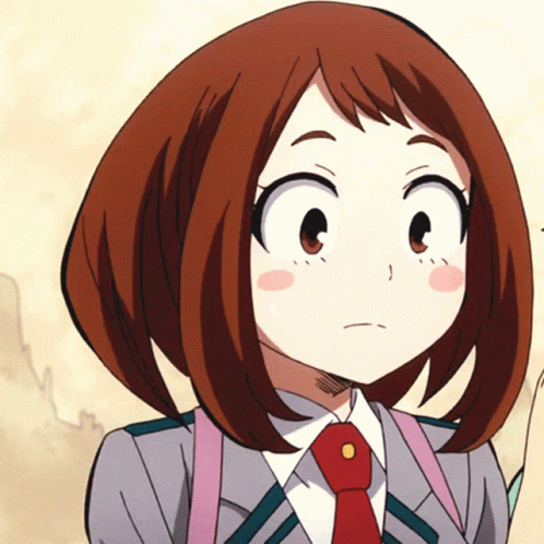 Uraraka Happy Excitement GIF