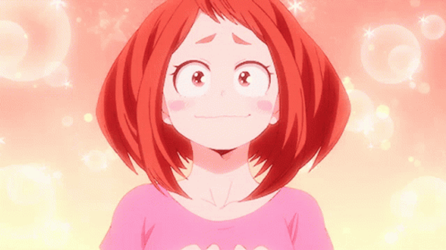 Uraraka Big Smile GIF