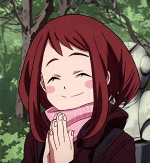 Uraraka Charming Expression GIF