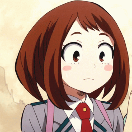 Uraraka Happy Excitement GIF