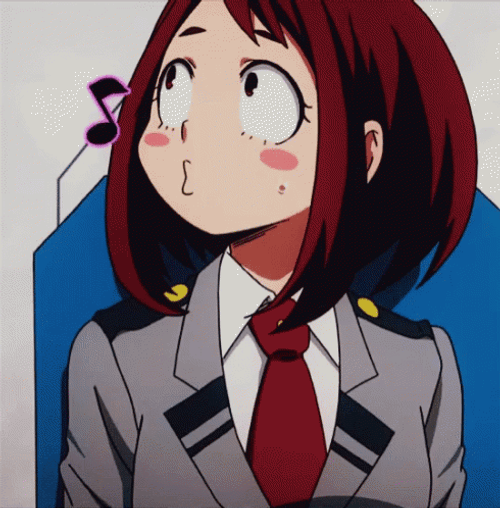 Uraraka Music Whistle GIF