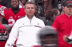 Urban Meyer Disappointed Look GIF