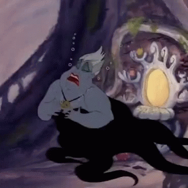 Ursula Singing To Ariel GIF