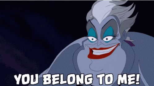 Villain Ursula You Belong To Me GIF