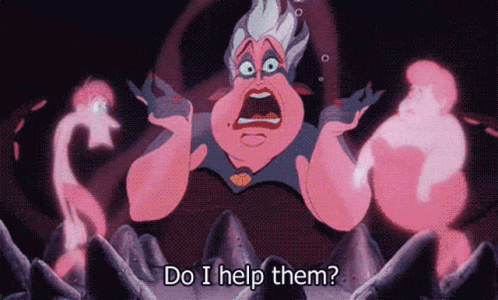 The Witch Ursula Yes Indeed GIF