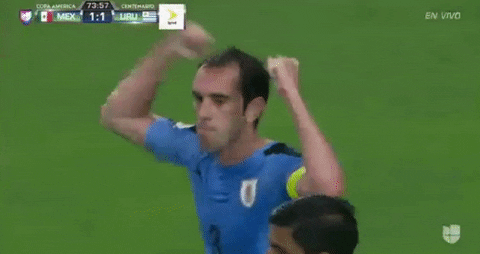 Uruguay Diego Godin Come On GIF