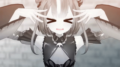 Uruha Rushia Creates Flashbang GIF